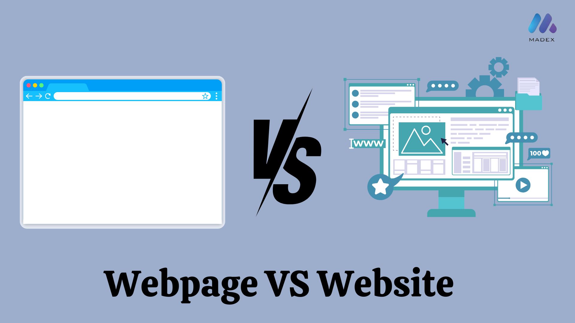 webpage vs website